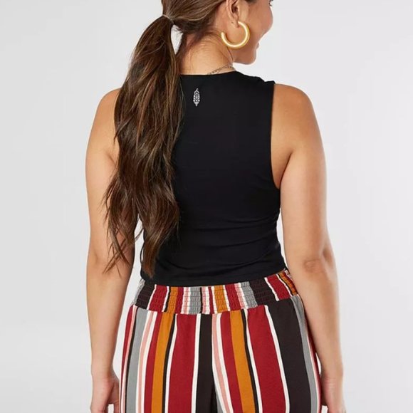 NWT Free People Movement Black Cora Plunge Cropped Workout Tank - US S - Picture 5 of 10
